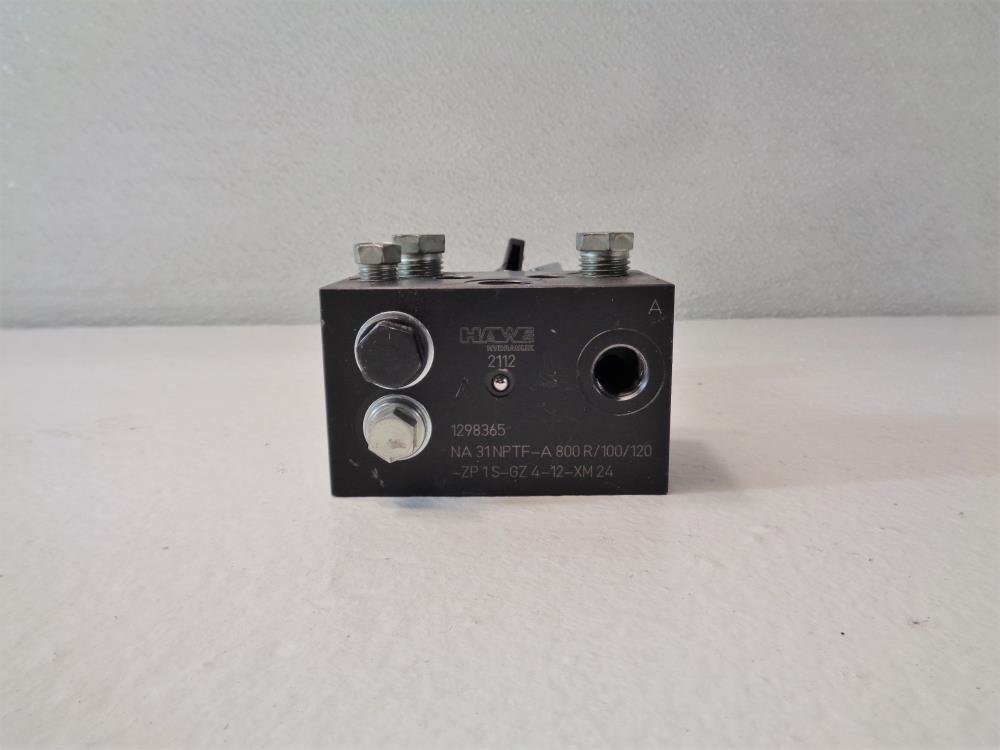 Hawe Hydraulik Hydaulic Valve 1/4" NPT, NA 31NPTF-A 800 R/100/120